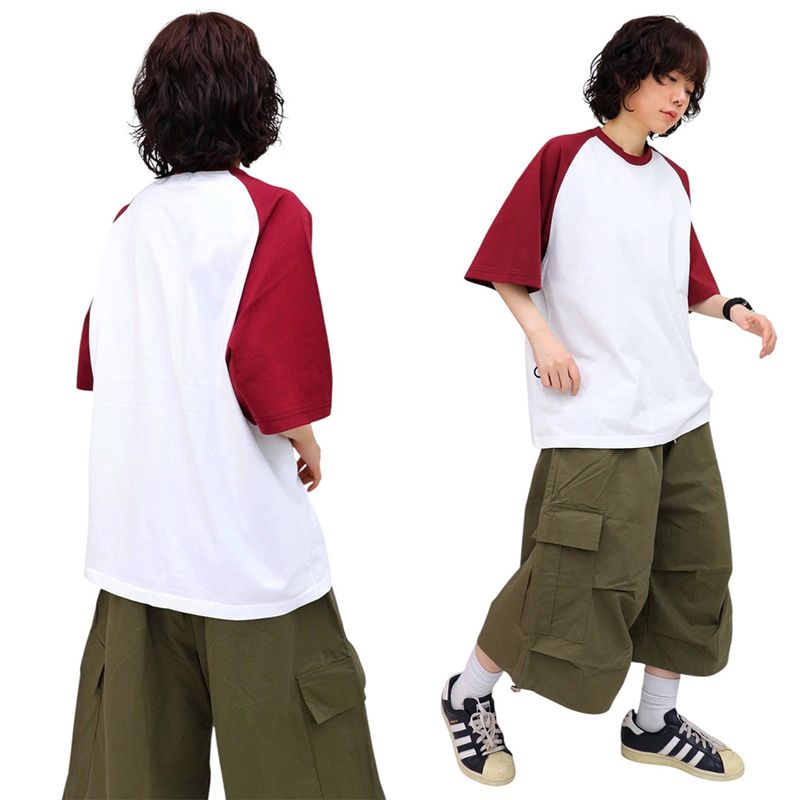 Basic Raglan Short-Sleeve T-Shirt