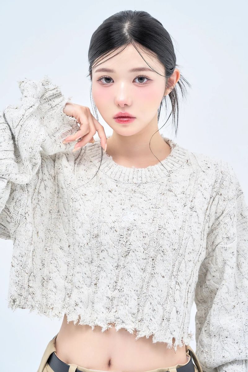 made of silk（メイドオブシルク）の「ロングスリーブミックスニット / long sleeve mix knit（Tops）」