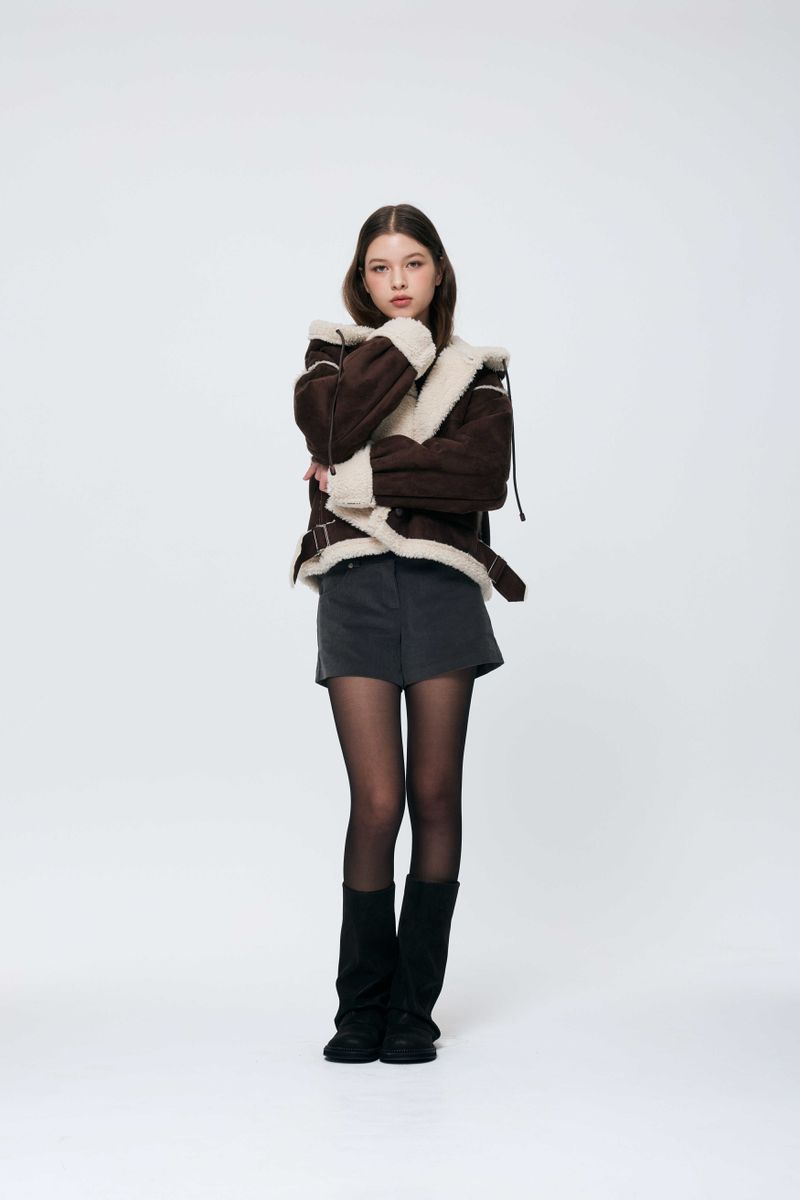  SILEN CORDUROY MICRO PANTS / CHARCOAL