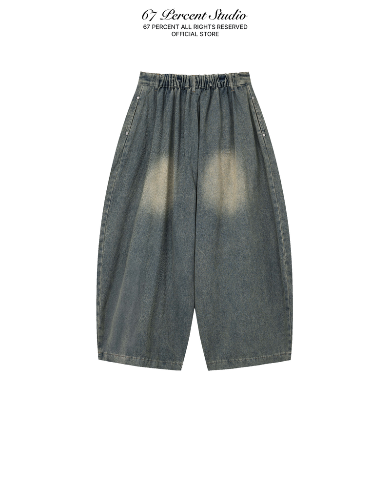 9WIDE PANTS DENIM