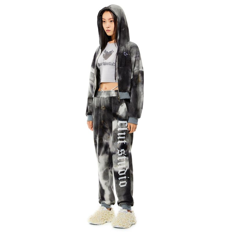 0 4 Tie Dye String Joggers