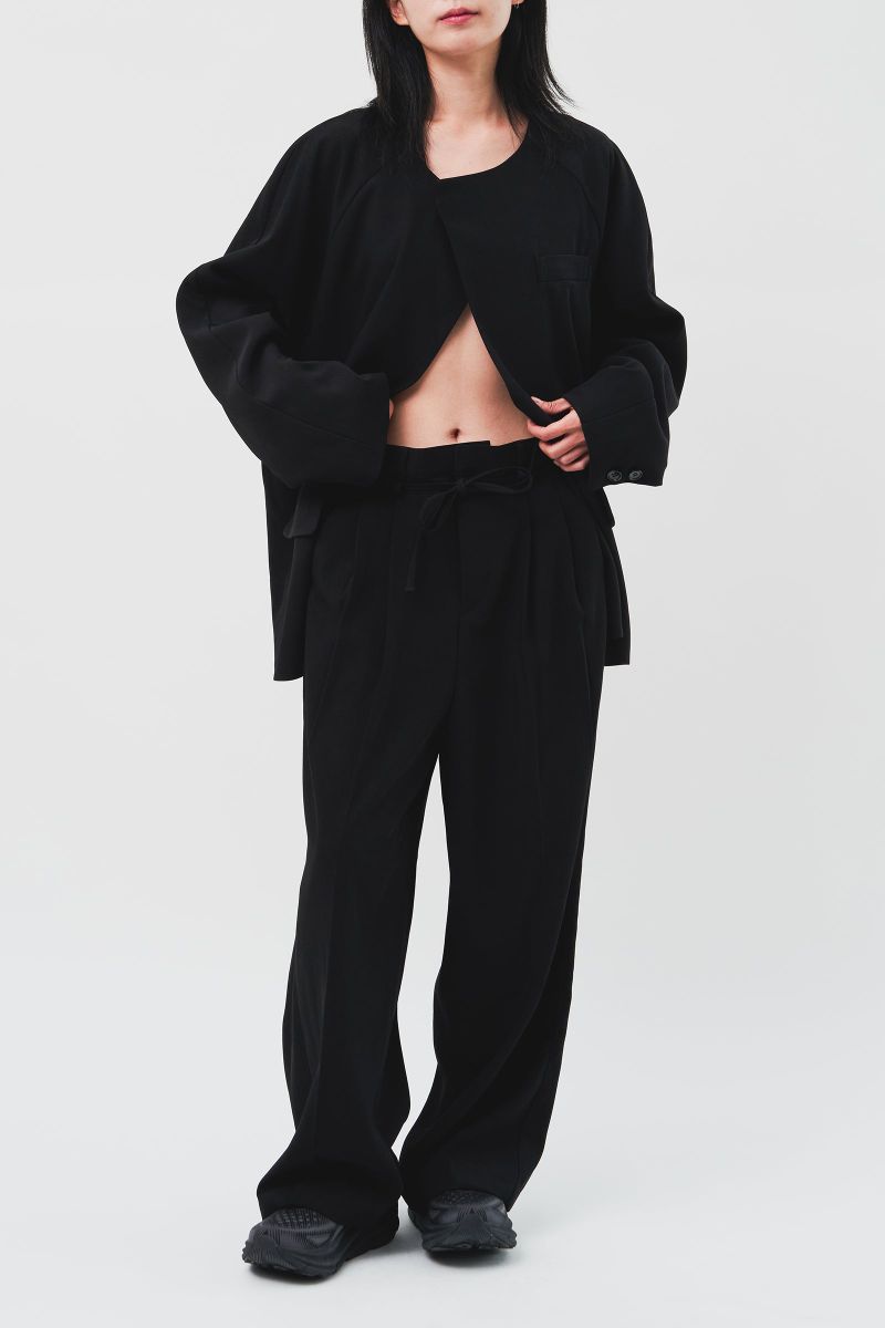 Oriental Rope Wide Trousers (2color)