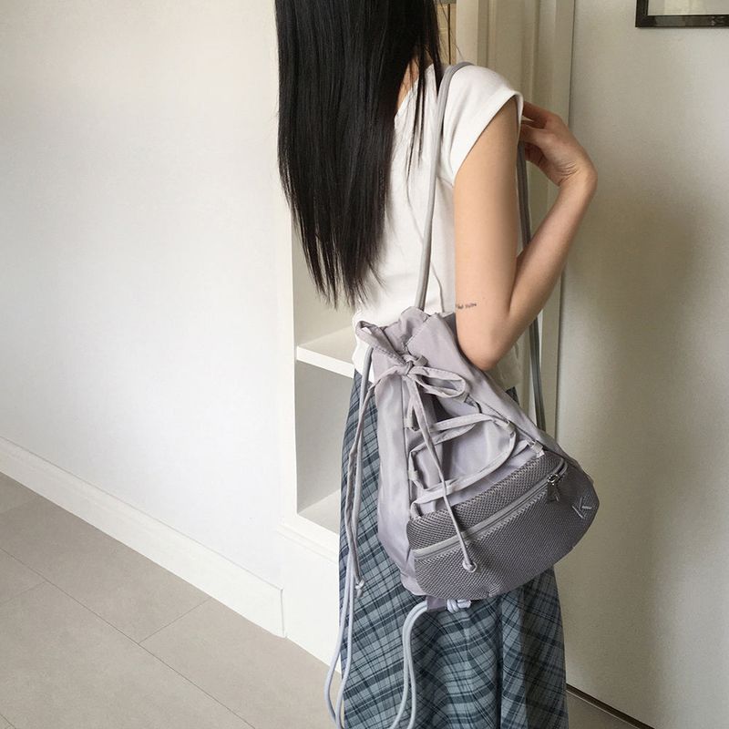 Yar Nylon Balecore Strap Mesh Pocket String Backpack