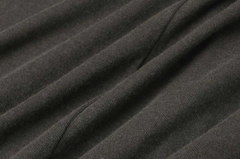 Basic open tee - charcoal