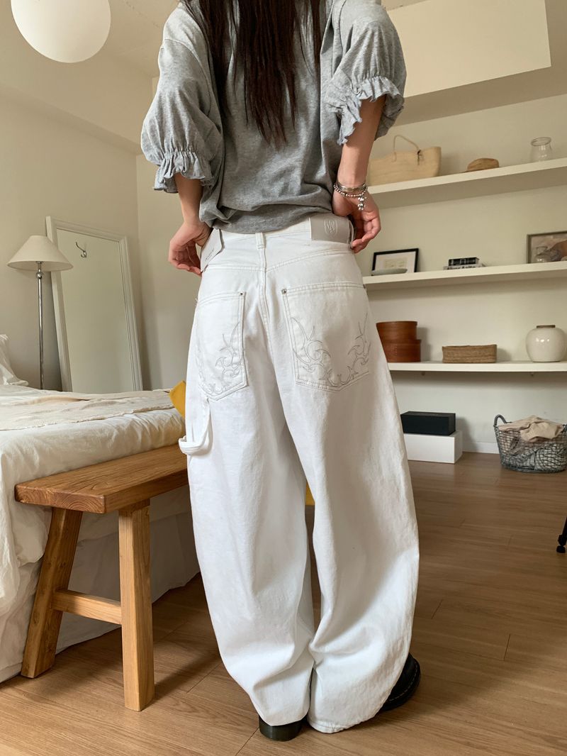 ASHER CURVED CARPENTER PANTS (3C)