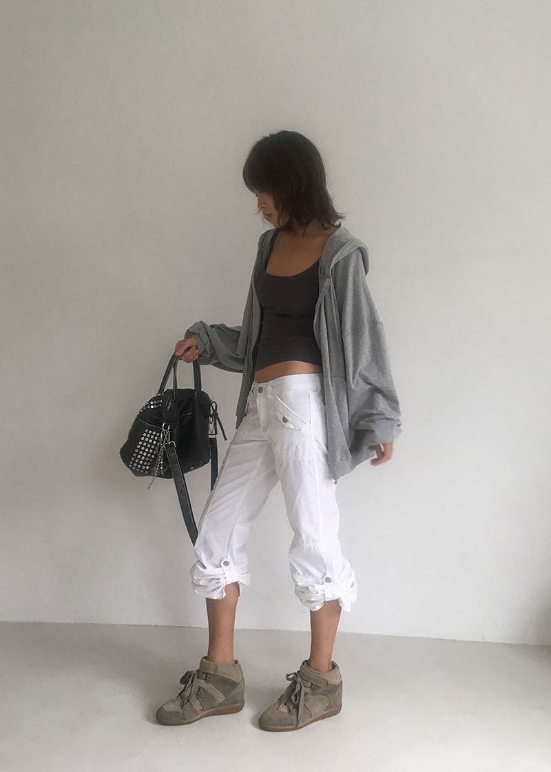 2WAY CAPRI BOOTS CUT PANTS