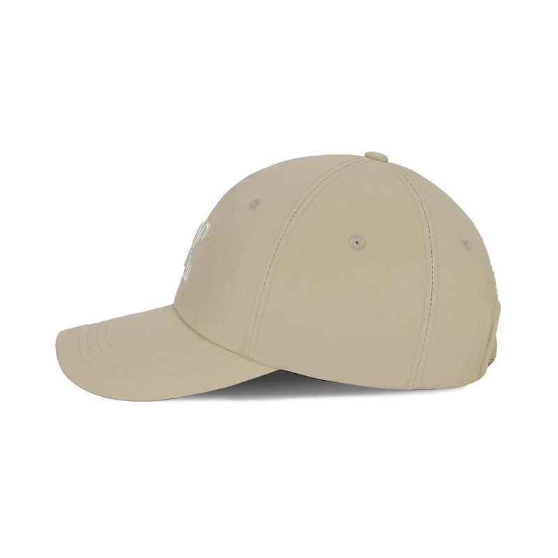 VA Curved Logo Nylon Ball Cap / Lightbeige