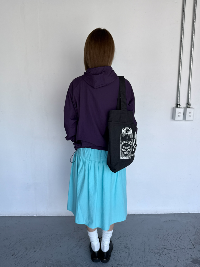 side button midi skirt
