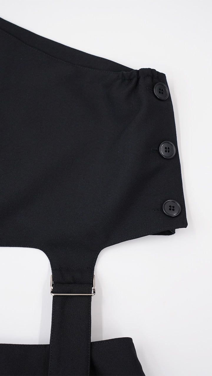 2way one shoulder combinaison