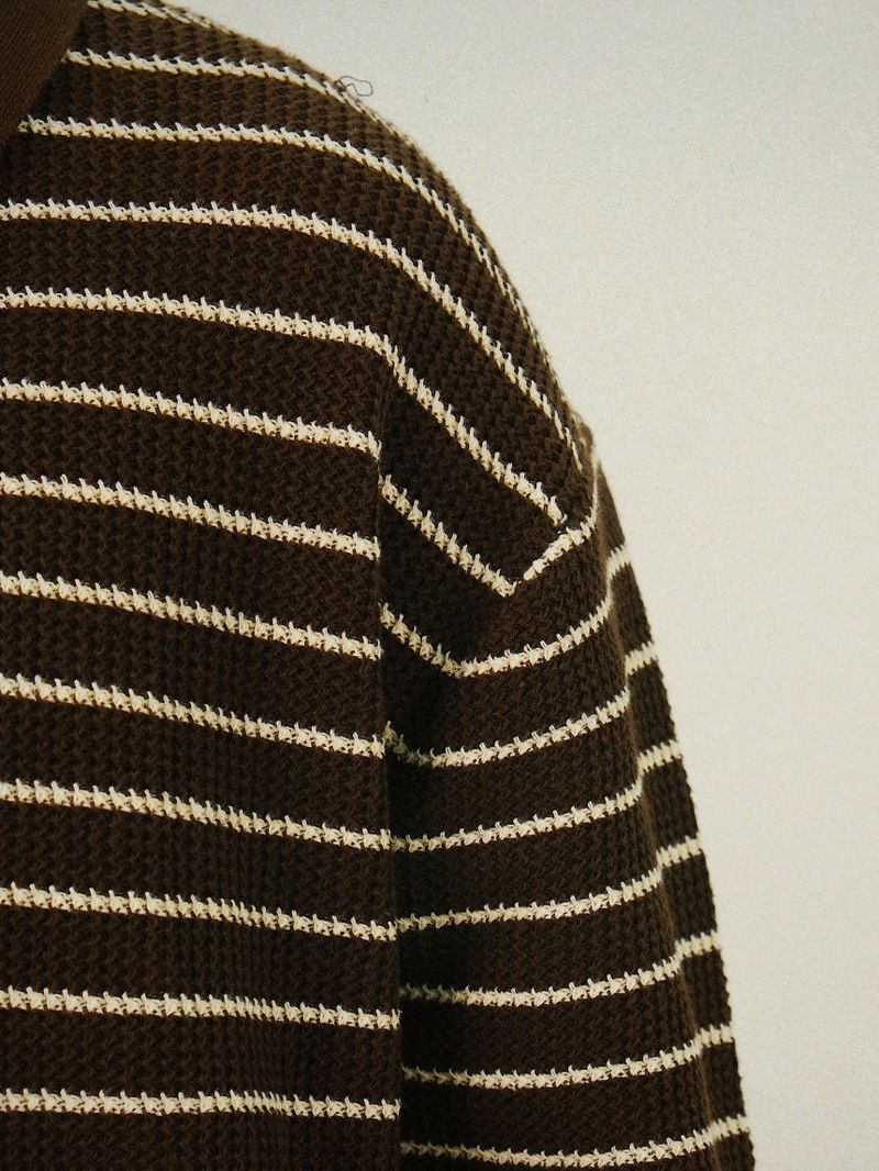 VL Stripe Collar Standard Knit