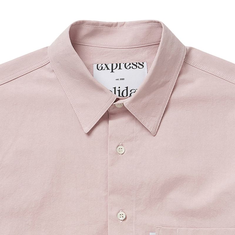 Express Holiday Signature Symbol Basic Shirt_Dust Pink