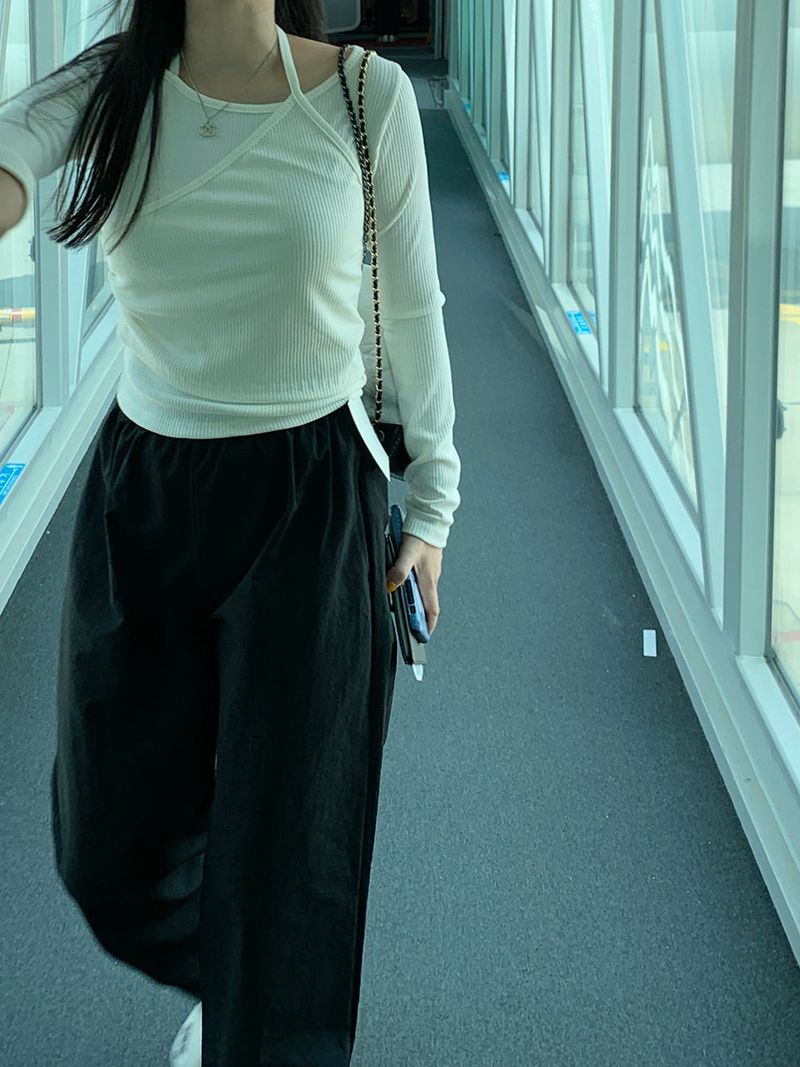 [MADE] Pem Golgi Layered Wrap Tee