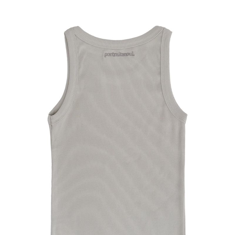 [prts made] plan ribbed sleeveless top (6colors)
