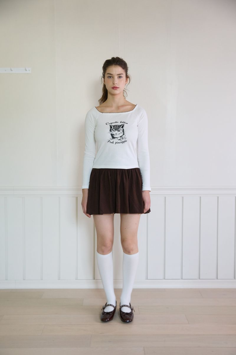 KITTEN LACE TOP