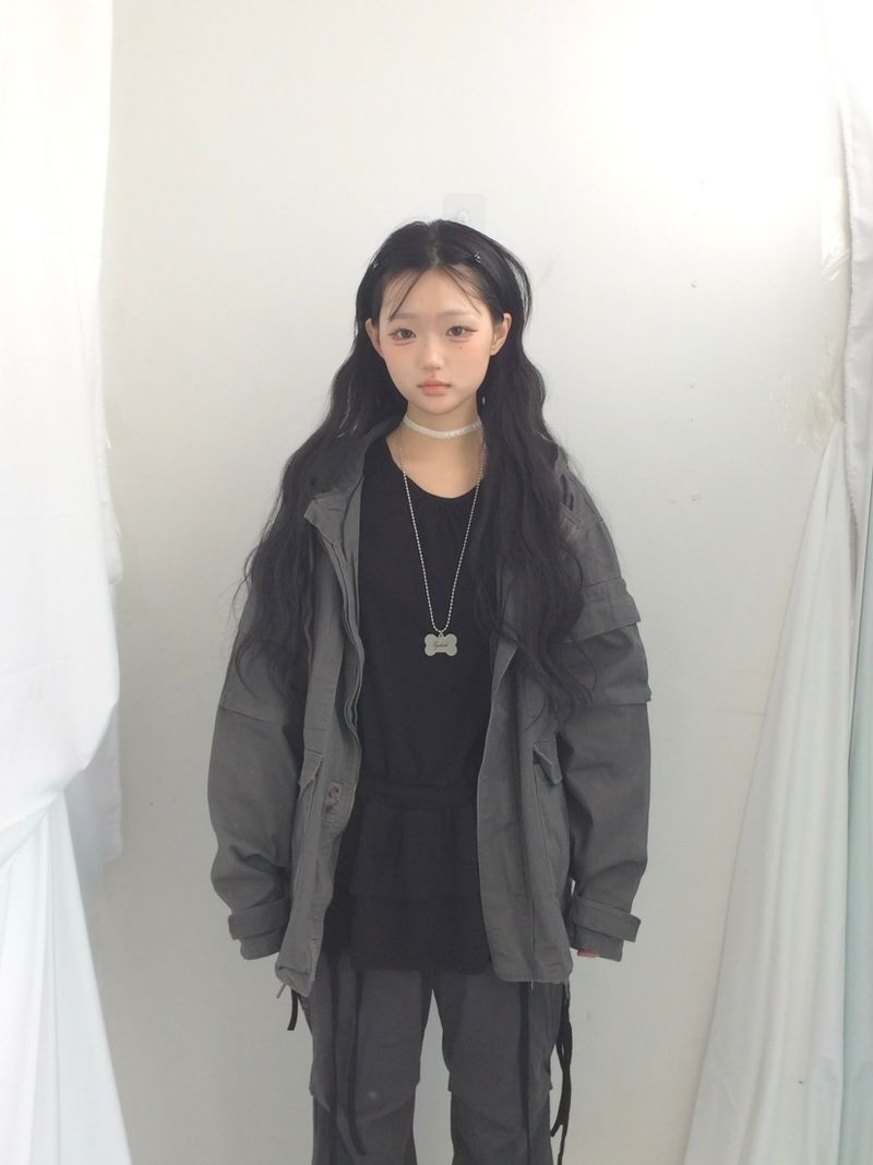 side strap frill dress