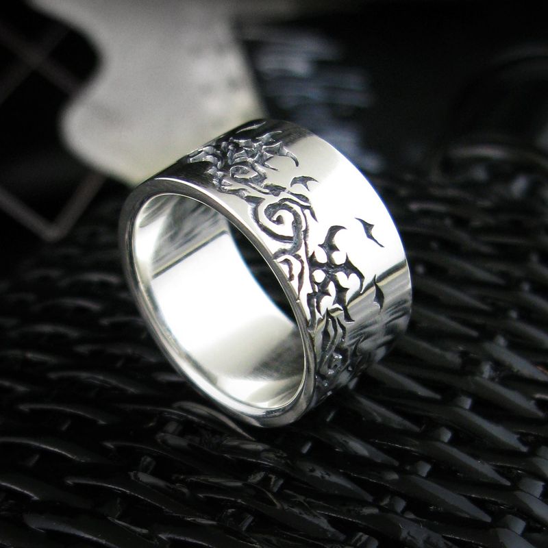 Lunar Breeze-F1 silver ring