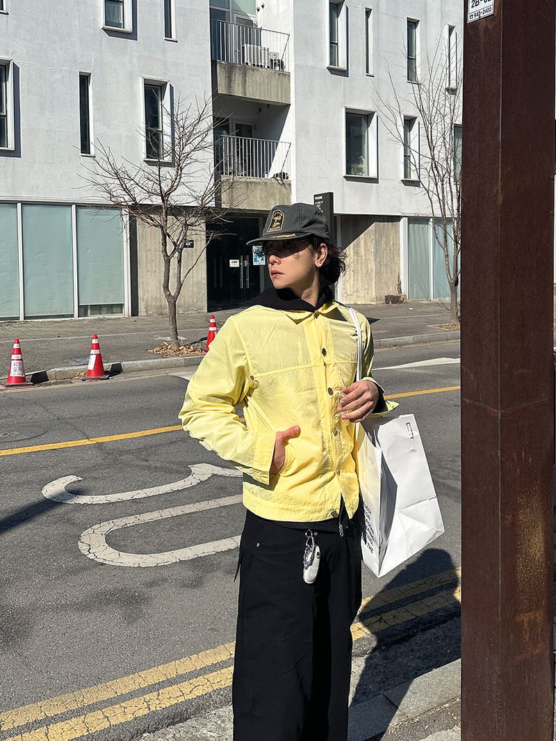 No.1135 W thin trucker JK (3color)