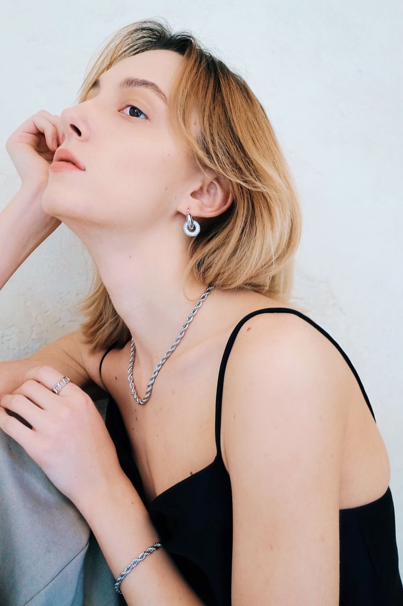 Vera Double Cubic Earrings