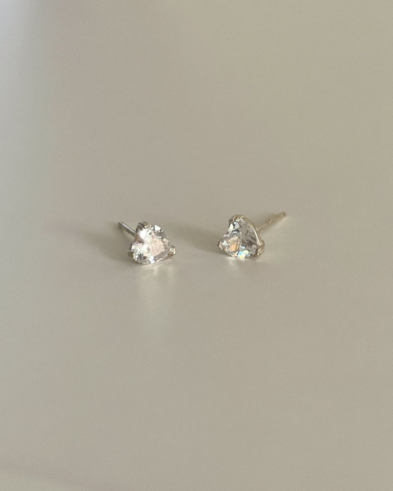 Bijou cubic earring (silver)
