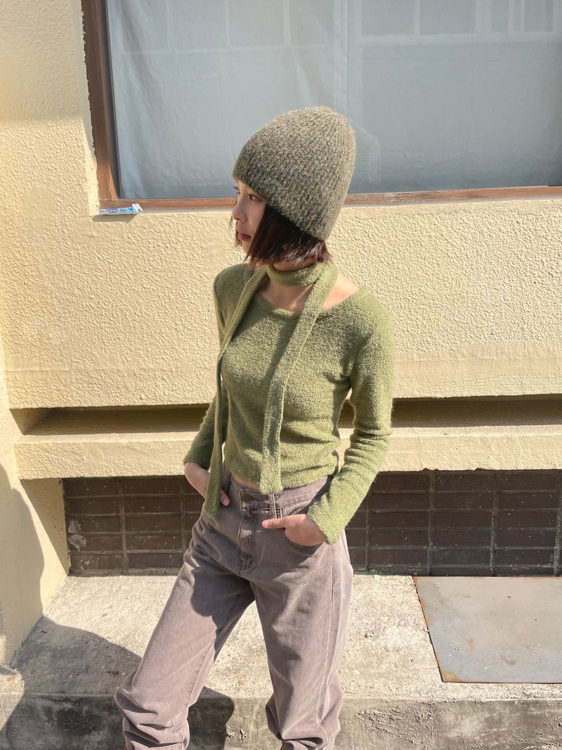 Chestnut latte wide pants