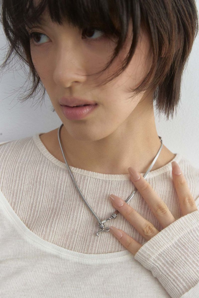 sanli（サンリー）の「フラットラウンドネックレス（アクセサリー）」