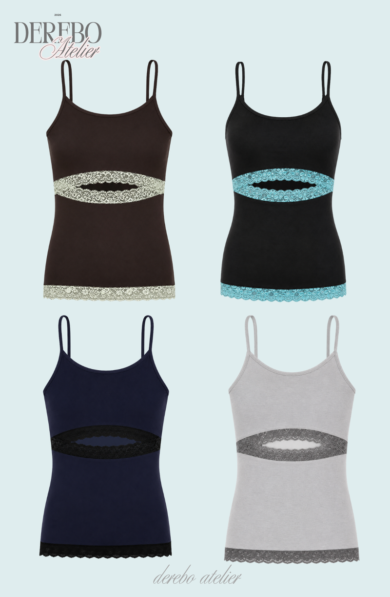 Edge Open Lace Sleeveless Top
