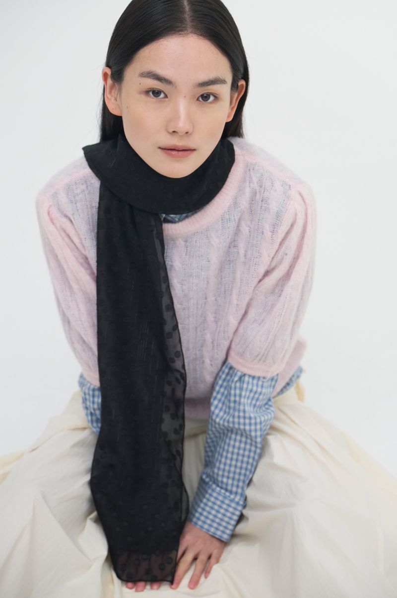 Mist Dot Scarf_2colors
