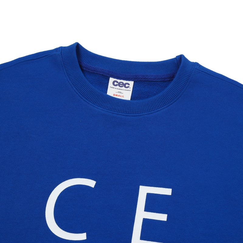 CEC TRIANGLE LOGO SWEATSHIRT(BLUE)