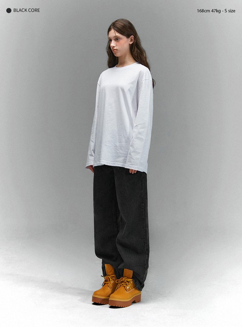 BTB : THE BEGINNING JEANS [BLACK CORE] [UNISEX]