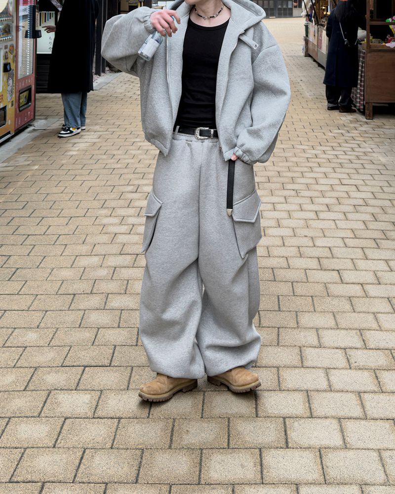 Neo Bonded Cargo Belt Sweat Pants