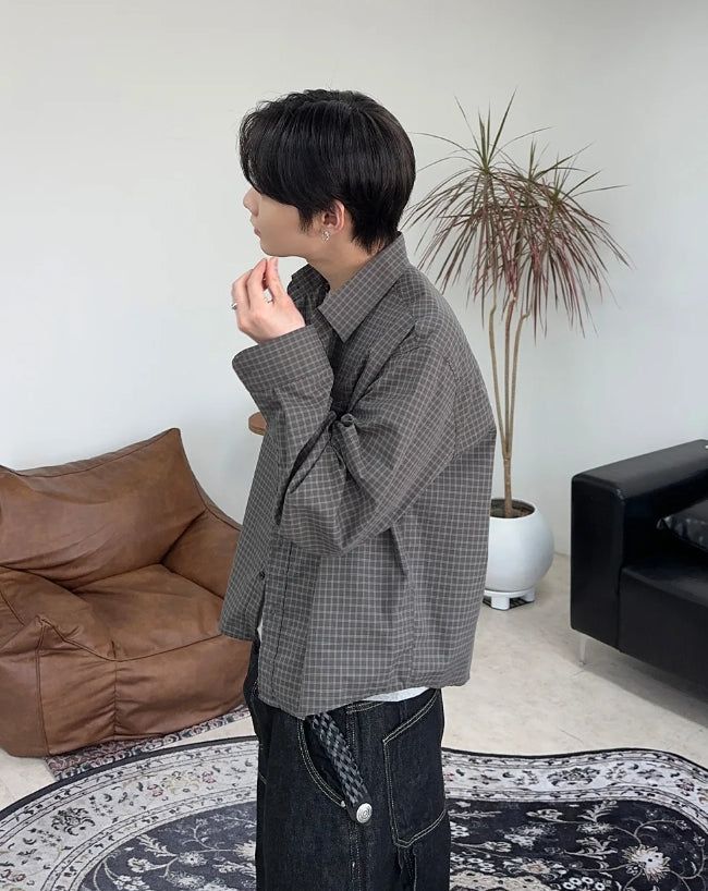 Tiar Crop Check Shirt