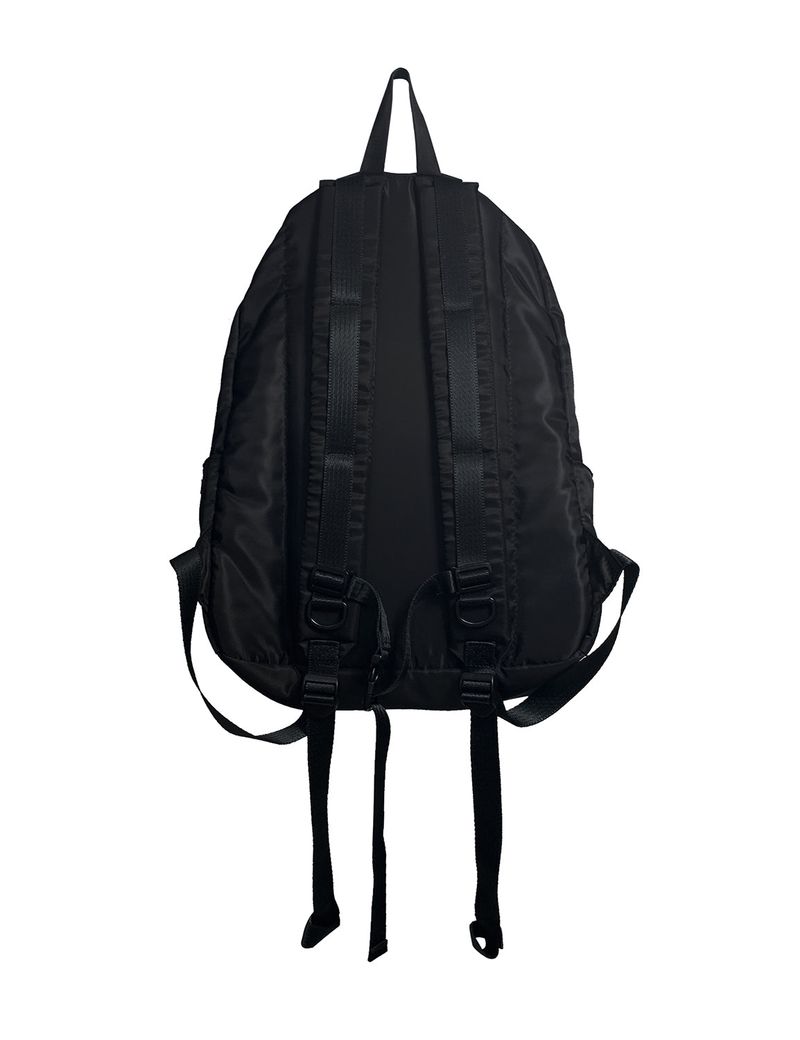 Padded Cargo Pocket Backpack (Black)