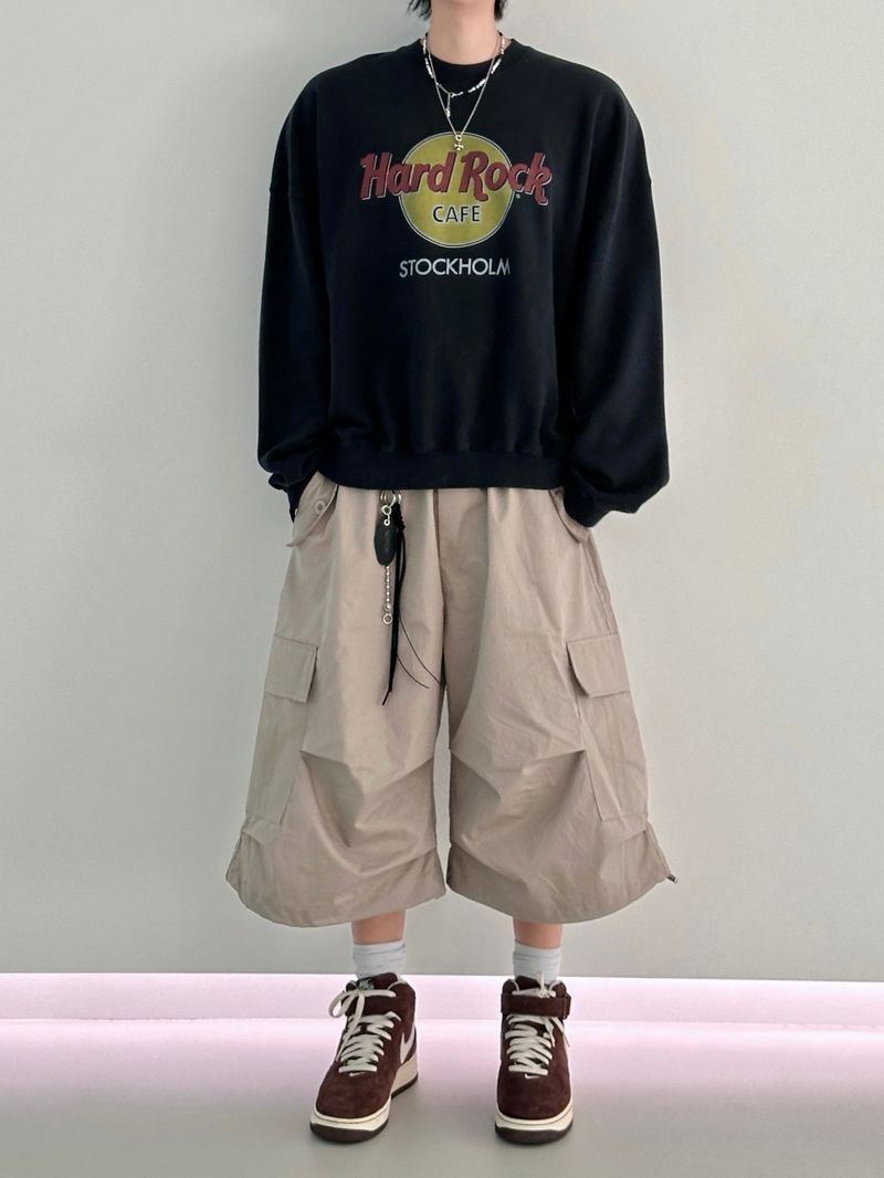 Amekaji Loose Cargo Pants 4C