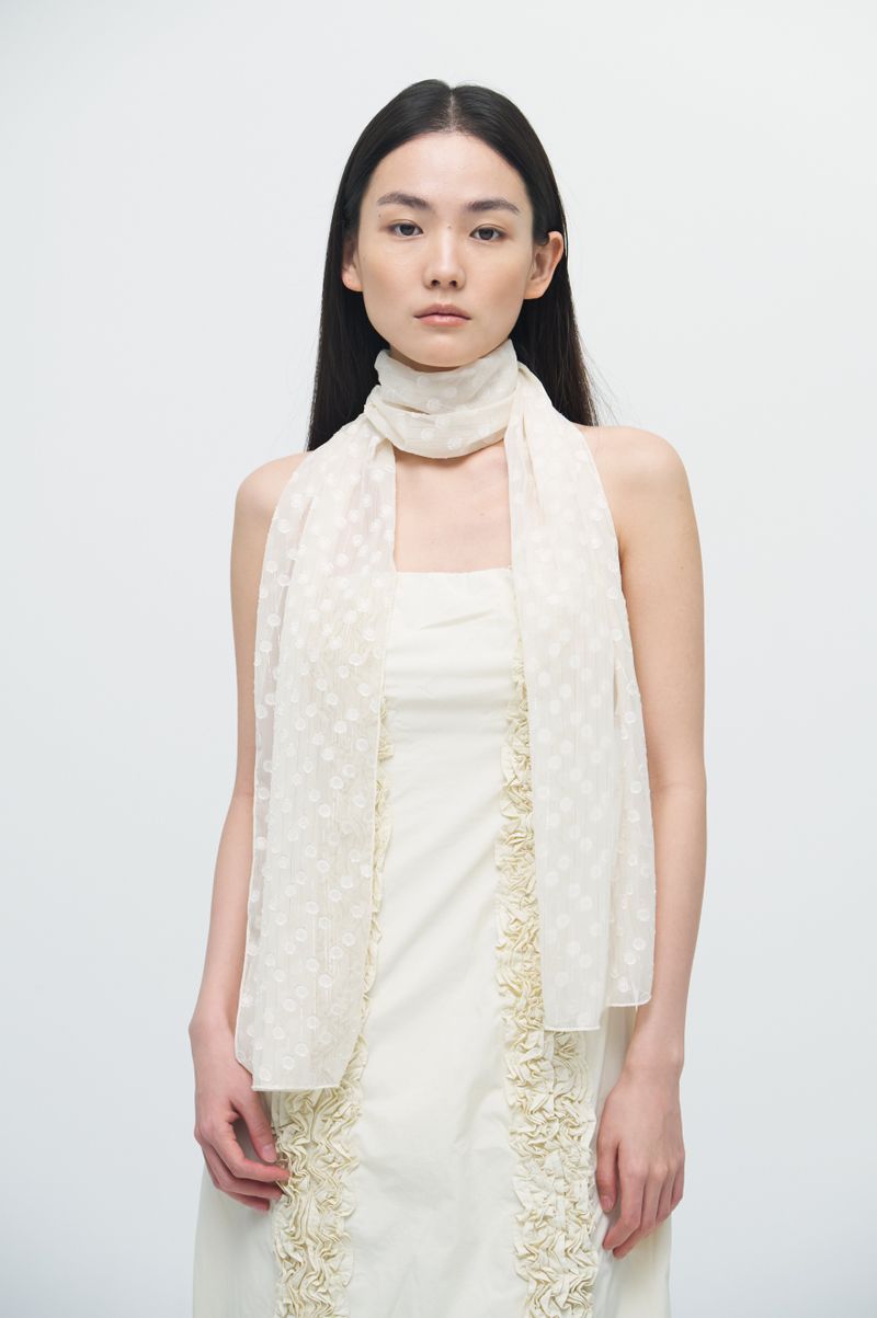 Mist Dot Scarf_2colors