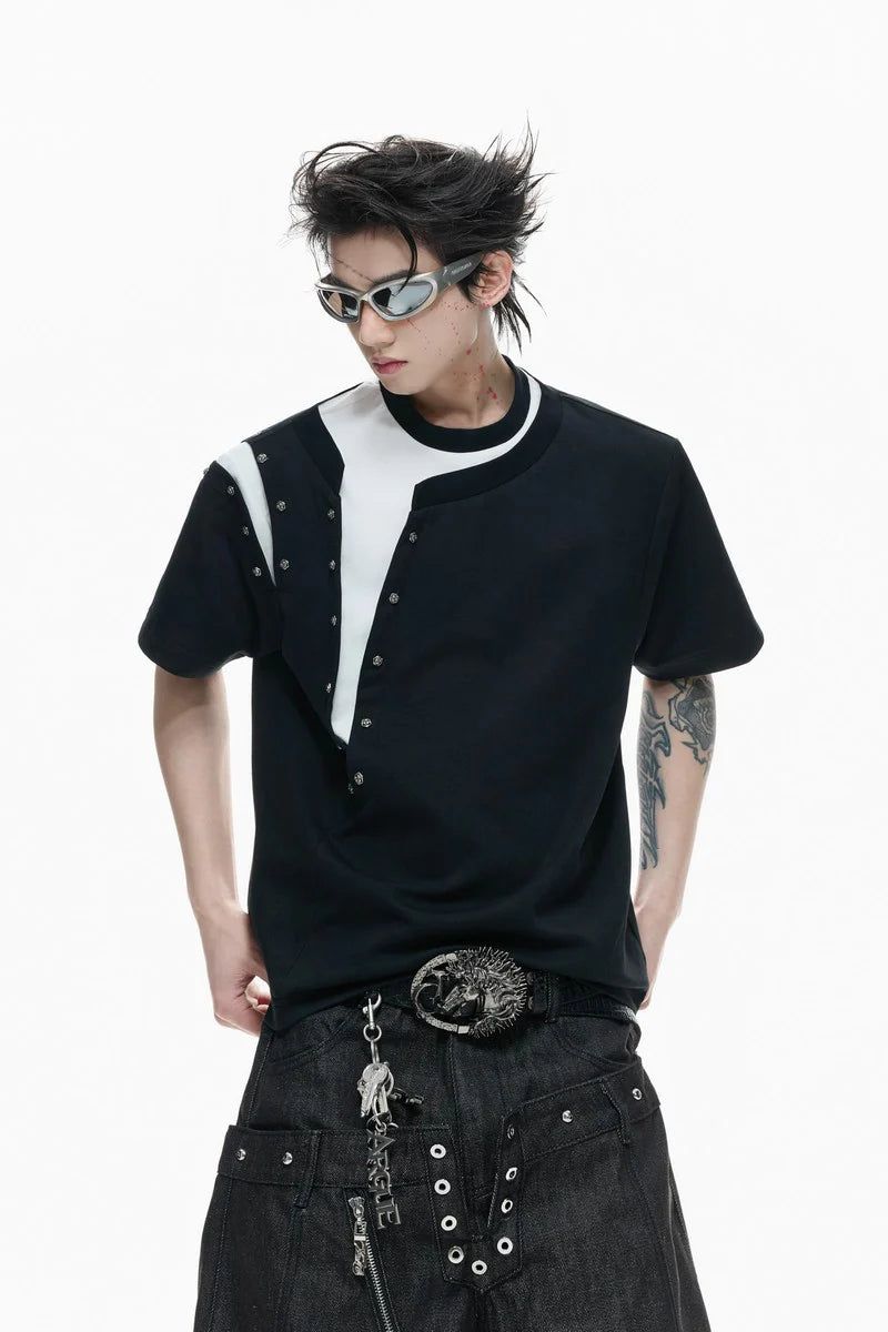 Argue Cultureの「Studded Layered Short Sleeve Tee(Tops)」