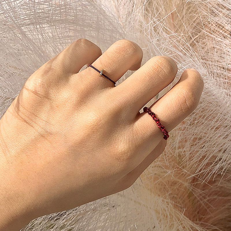 [CCNMADE] LETTER RING 2 (MIX Red)
