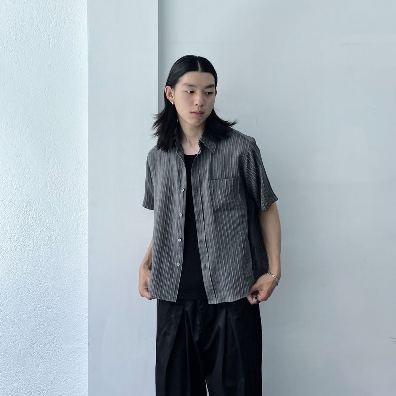 Mist Grey Relaxed Shirt