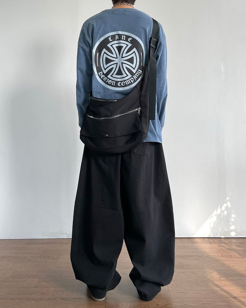 Gent Double Knee Curved Pants