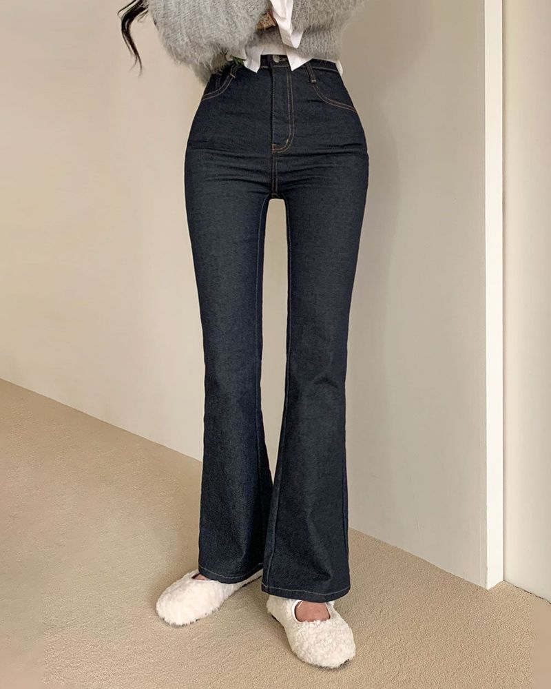 BEIDELLI（ベイデリー）の「[BELLIDE MADE / 2 lengths] Color change X, non-fade boot cut denim pants（Pants）」