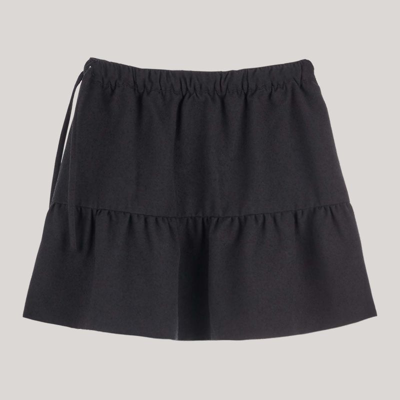 Black Cancan Mini Skirts