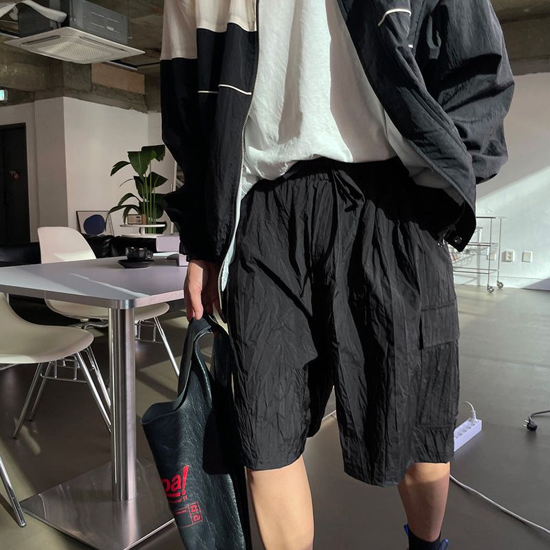 ASCLO Wrinkle Bermuda Pants (3color)