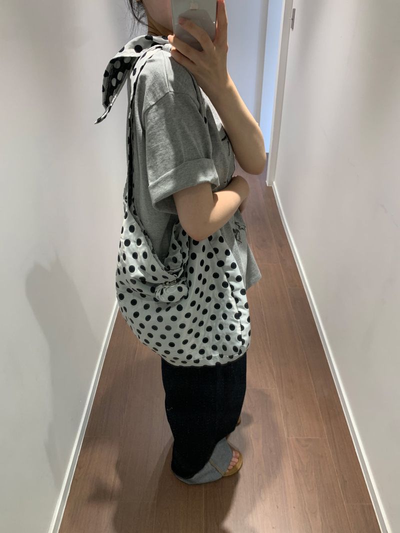 Corsage Dot Shoulder Bag (2color)
