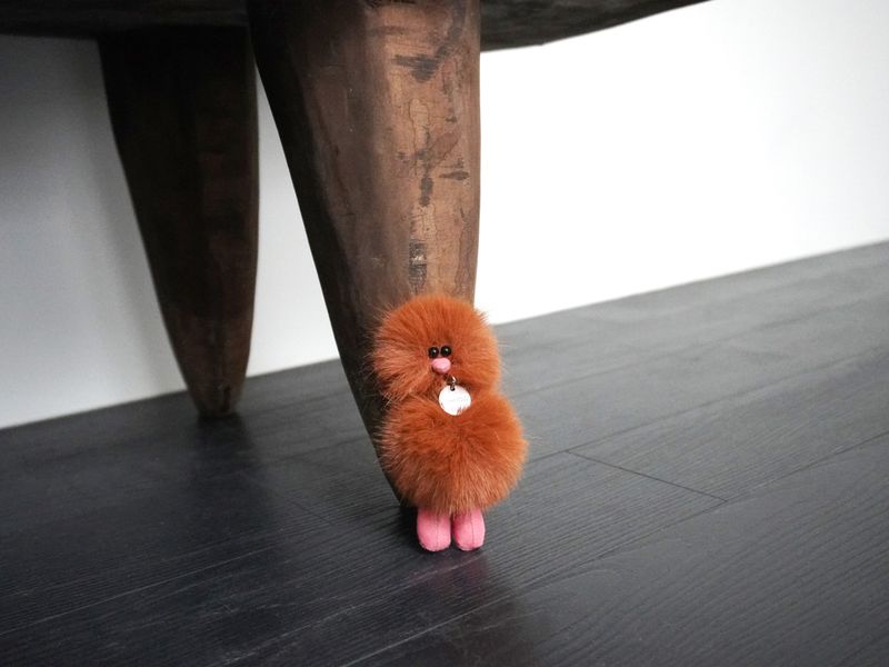 Cosymosy Mini Bird Keyring - Choco