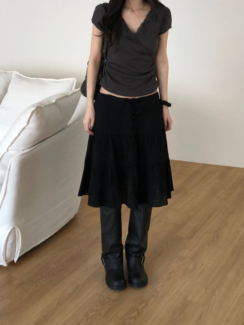 Andy Cancan Midi Skirt (2 colors)