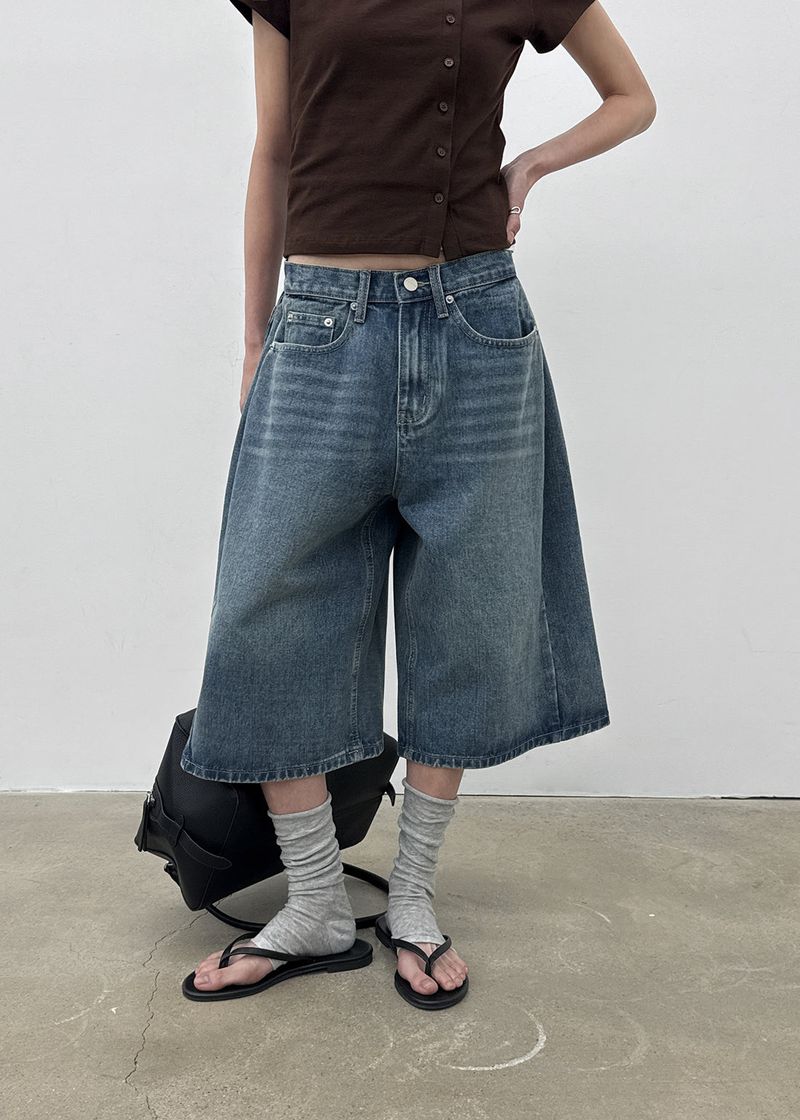 [MADE] Ever Folding Bermuda Denim Pants