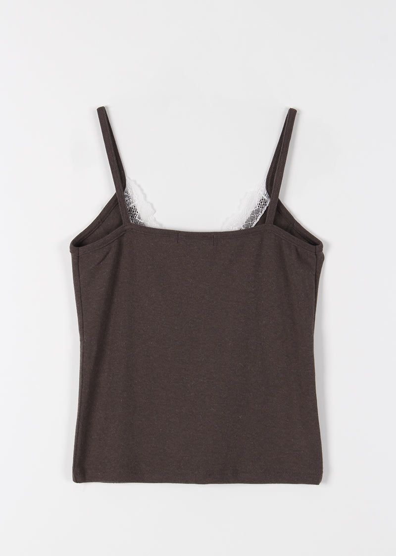 SLIP LACE SLEEVELESS