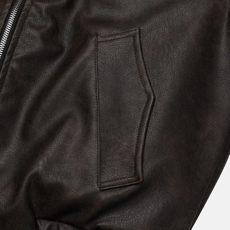 Dept Fur Leather Jacket (3color)