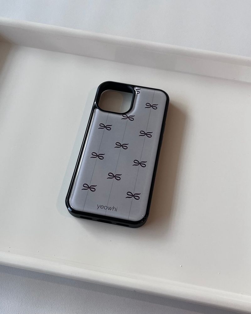 [MADE] mini logo dotted line epoxy bumper case_purple
