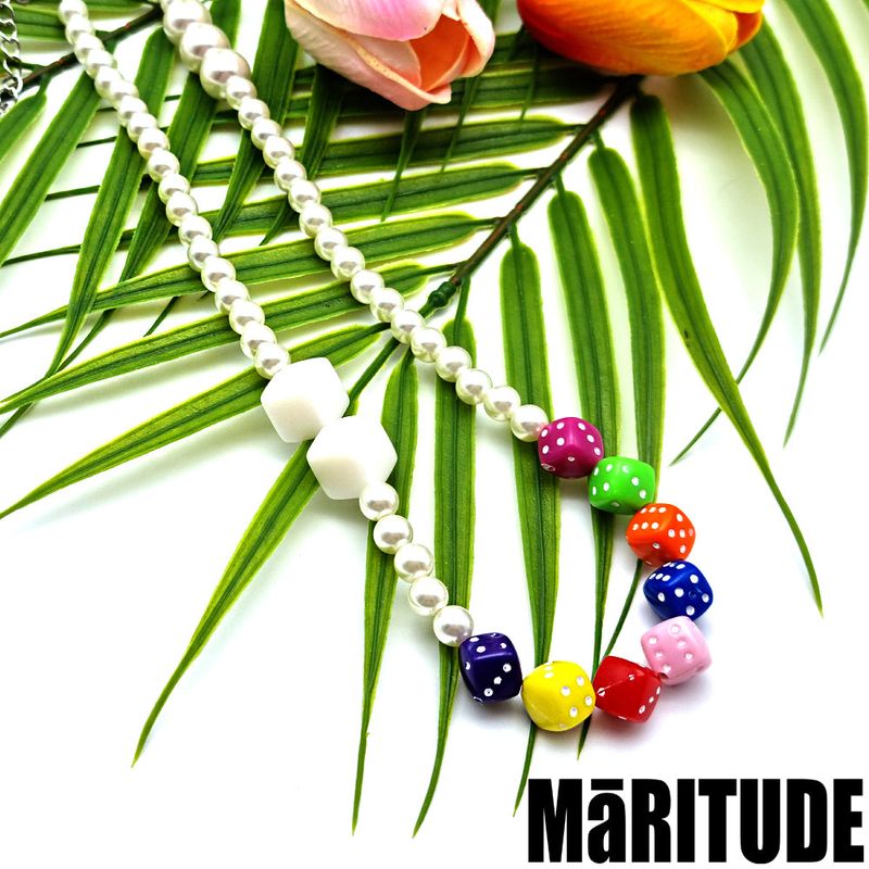 MaRITUDE（マリチュード）の「RAINBOW DICE NECKLACE（Accessories）」