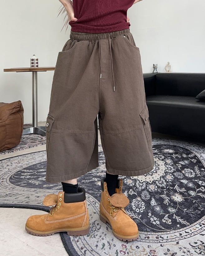 SATIIIZ（サティーズ）の「Rowoon Cargo Bermuda Banding Pants（Pants）」